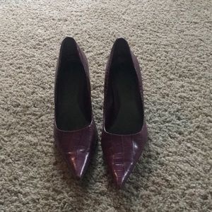 Purple Nine West pumps